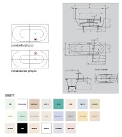 Kaldewei vana Ambiente Vaio set 170x70x43 cm, č. 944, standardní přepad 234400010001
